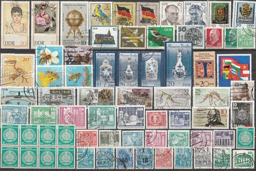 Lot stamps gdr - of,