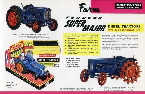 Britains toys farm fordson - britains,