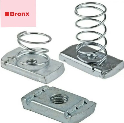 Channel nuts plain spring - nuts, no