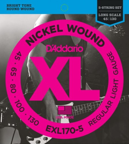 Bass guitar strings - strings, d'addario