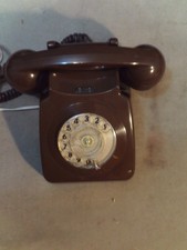Telephone, GPO 8746G Brown 1970S/80s