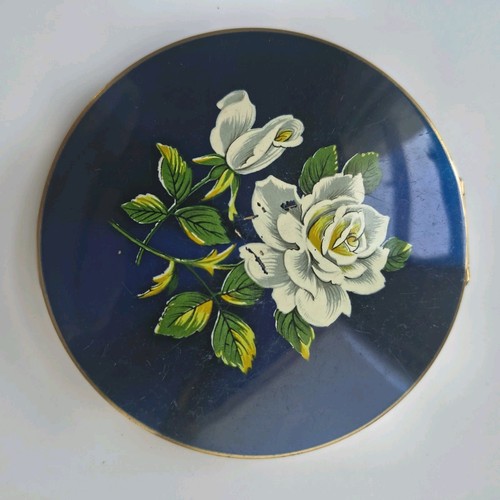 Vintage stratton blue - vintage, enamel