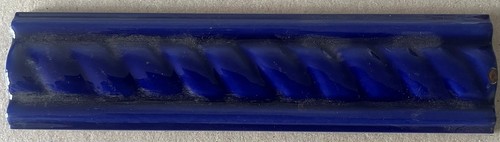 Cobbalt blue rope border - cobbalt,