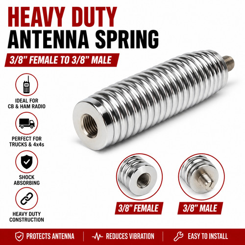 Heavy duty antenna shock - duty,