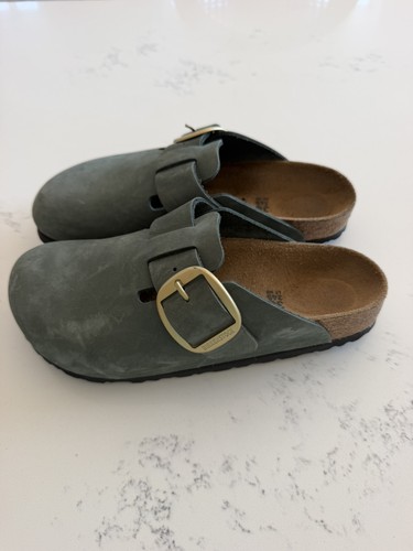 Birkenstock boston gold big - birkenstock,
