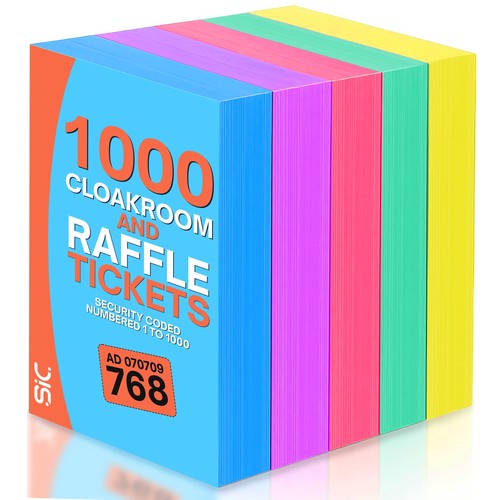 Pack raffle tickets books - raffle,