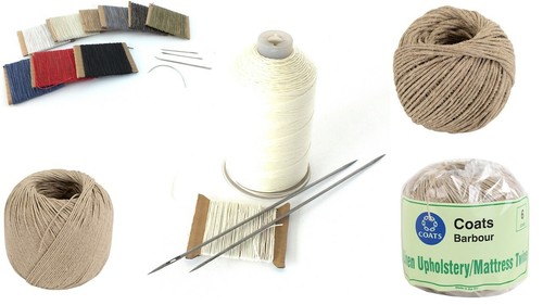Linen flax nylon waxed - flax,