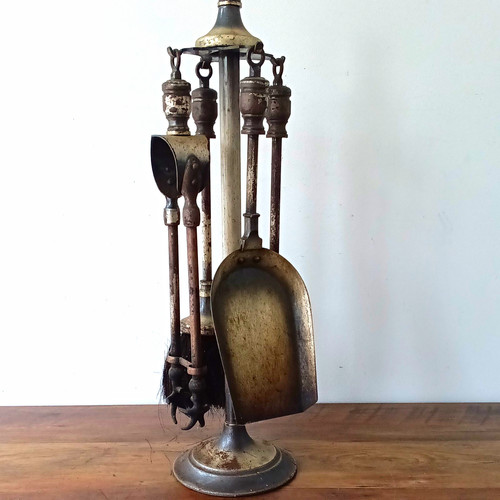 Metal fireplace companion four - companion,