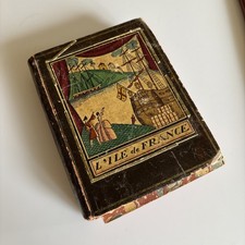 Rare Vintage/Antique? French Book Shaped Secret Box Leather? See Details⬇️