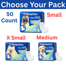 50 Pack Waist Disposable Dog