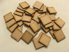 50x 25mm x 25mm MDF Square