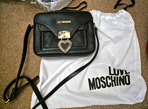 Love moschino small black - moschino,