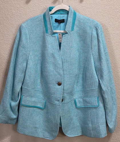 Talbots plus auquq blue - talbots,