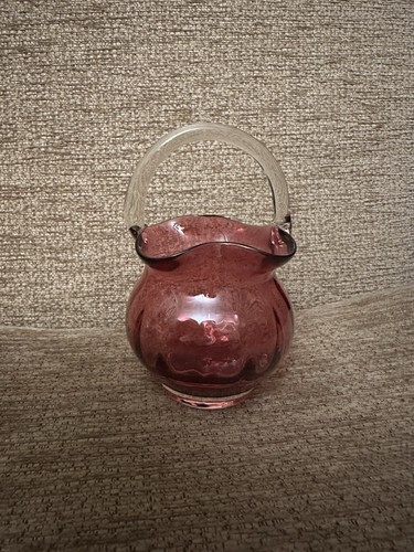 Vintage cranberry glass - vintage,