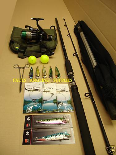 Pike fishing kit rod - kit, reel