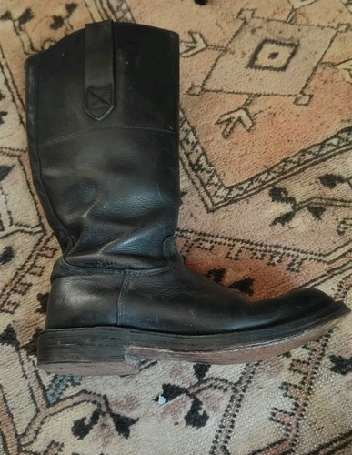 Fireman leather boots - fireman,