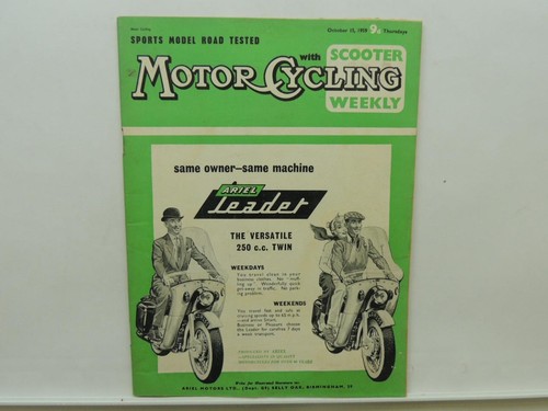 Oct 1959 motorcycling magazine - oct,