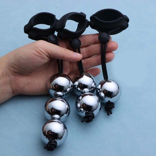 Metal ball stretcher - metal, penis