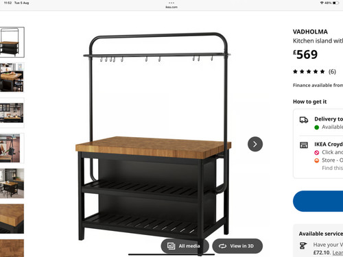 Ikea vadholma kitchen island - ikea,