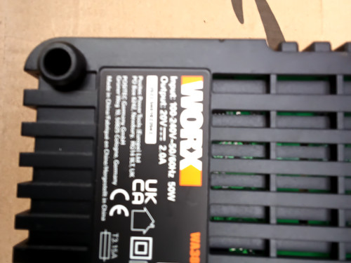 Worx wa3551 20v 0ah battery - 20v, 2.0ah