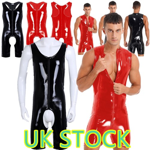 Men wet look pvc - uk, leather
