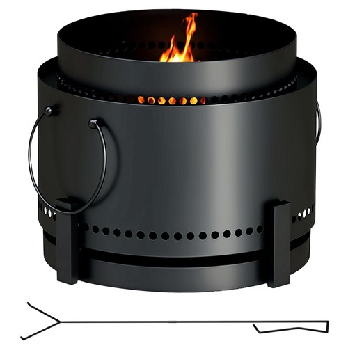Outsunny 37cm smokeless wood - outsunny,