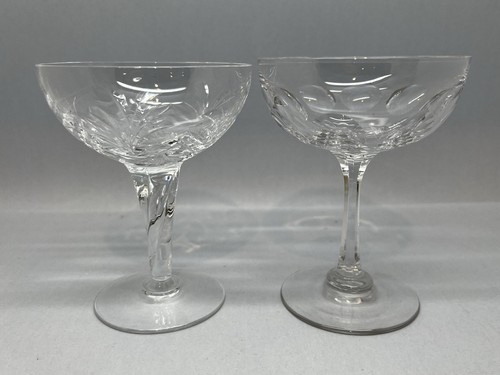 Vintage glass champagne - 2,