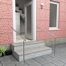 Adjustable Stainless steel handrail for stairs indoor and outdoor Black Silver