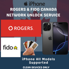 ROGERS & Fido Canada UNLOCK Service iPhones Fast Service