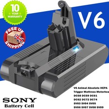 9500mAh For Dyson V6 Battery