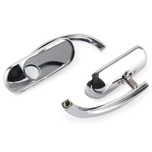 Chrome oval rearview side - chrome,