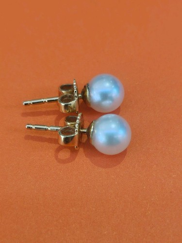 Mikimoto akoya pearl earrings - pearl,