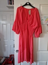 Besties Boutique Women's Midi Pink Dress Size 16-24 Brand New