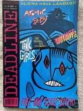 DEADLINE MAGAZINE #13 Tank Girl Jamie Hewlett VG Midgrade 1989