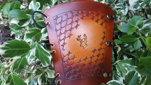 Archery leather arm - arm, guard