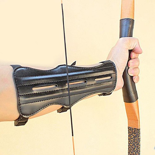 Archery leather arm guard long - archery,