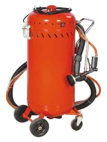 Sand blast suction pot with - sand,