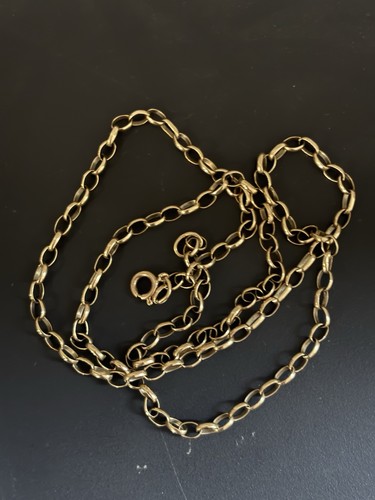 Gold chain necklace 64cm - chain,