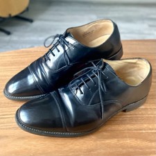 Mens Loake Shoes Black Leather