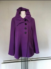 Comma Purple Short Swing Coat