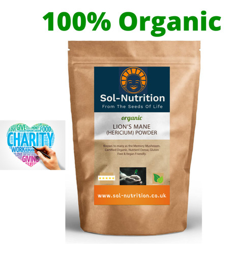 Organic lions mane mushroom - organic,