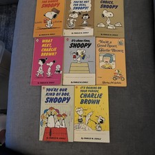 Vintage 1970 & 1980s Snoopy Charlie Brown Paperback Books 65 57 55 26 59 30 38