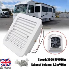 12V Exhaust Ventilation Fan Side Air Vent Caravan Motorhome RV Camper Van Tools