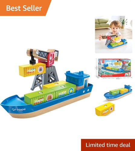 Imaginative cargo ship playset - ship,