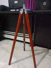 Tripod Wooden Floor Nautical Stand Vintage Home Decor Brown Tripod Adjustable