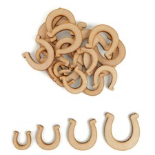 Horseshoe MDF Craft Shapes