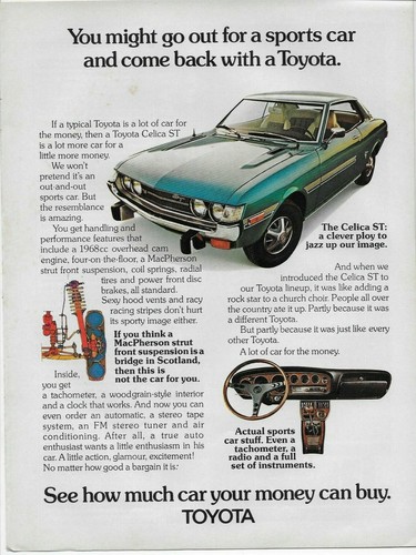 1973 toyota celica - toyota, st