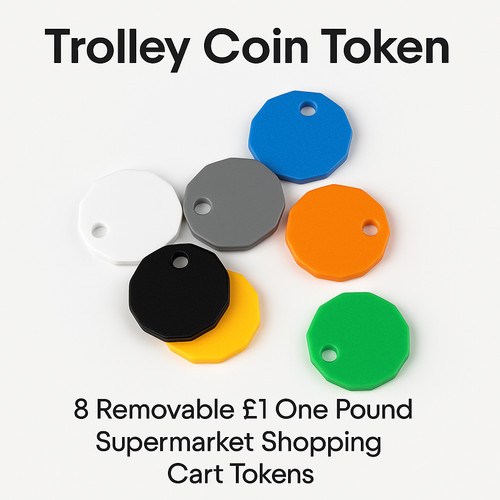 Trolley coin token - £1,