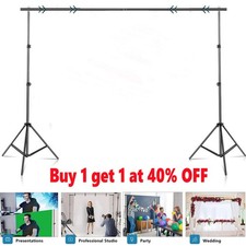 Adjustable Wedding Backdrop Stand Portable Pipe and Drape Backdrop Kit Set