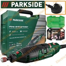 Parkside 160W Rotary Multi Tool Fine Drill Precision Grinder Station Set